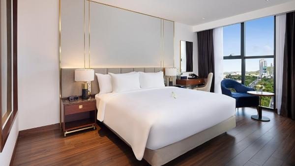 King Suite with Two King Beds with Balcony and Sea View