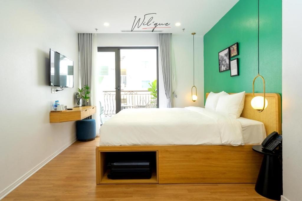 Phòng 2 giường đơn có ban công