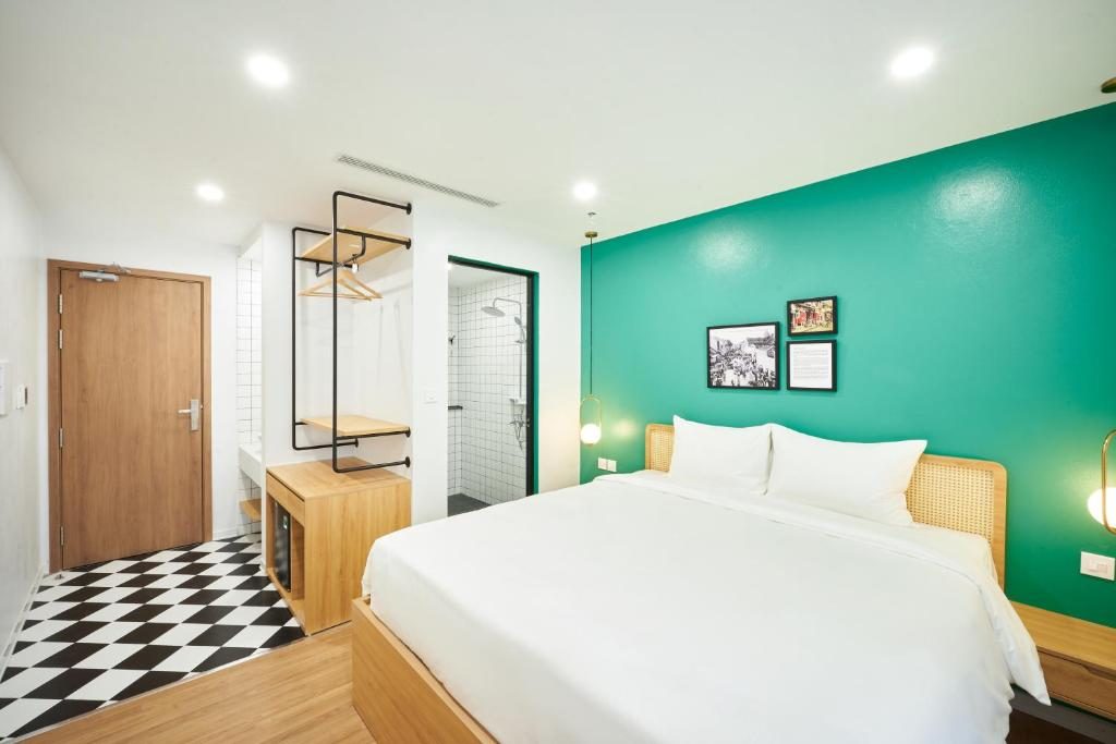 Phòng Có Giường Cỡ Queen Với Ban Công