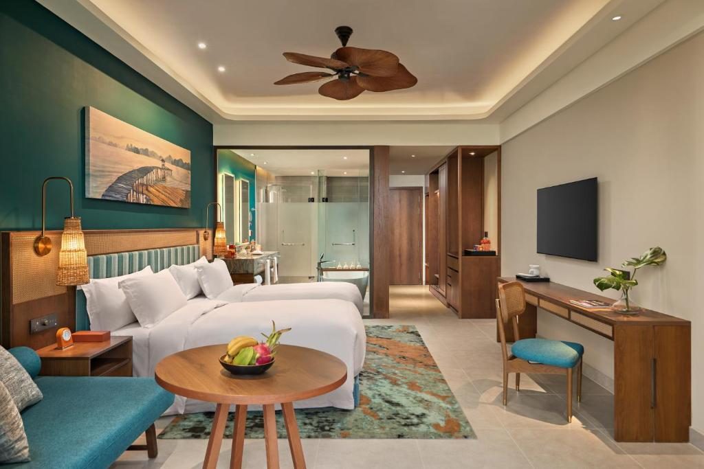 Phòng 2 Giường đơn nhìn ra Vịnh