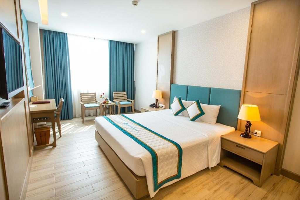 Phòng Deluxe Giường Đôi Nhìn Ra Biển