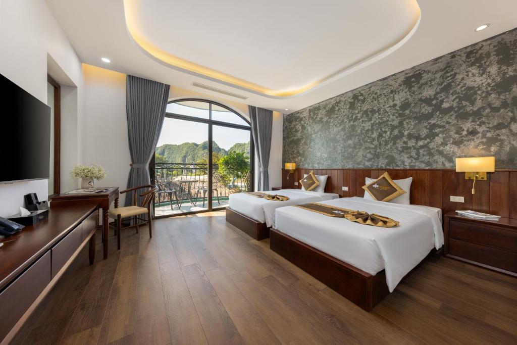 Phòng 2 Giường Đơn Có Bồn Tắm