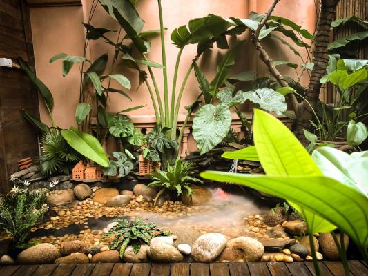 Phòng Có Giường Cỡ Queen Nhìn Ra Vườn