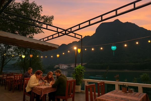 Phòng gia đình với phòng tắm riêng.