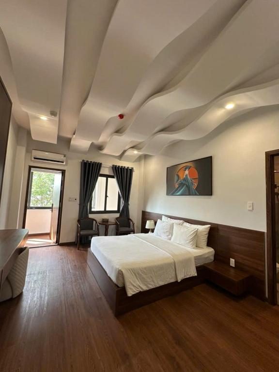 Phòng Có Giường Cỡ King Nhìn Ra Vườn
