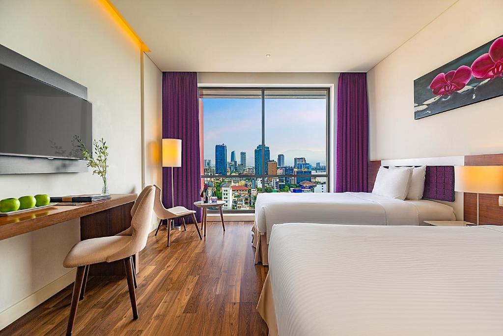 Phòng Superior 2 giường đơn nhìn ra cảnh thành phố