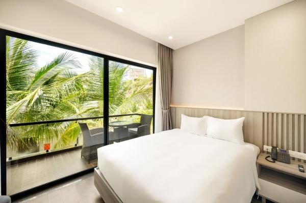 Phòng 2 Giường Đơn Nhìn Ra Khu Vườn