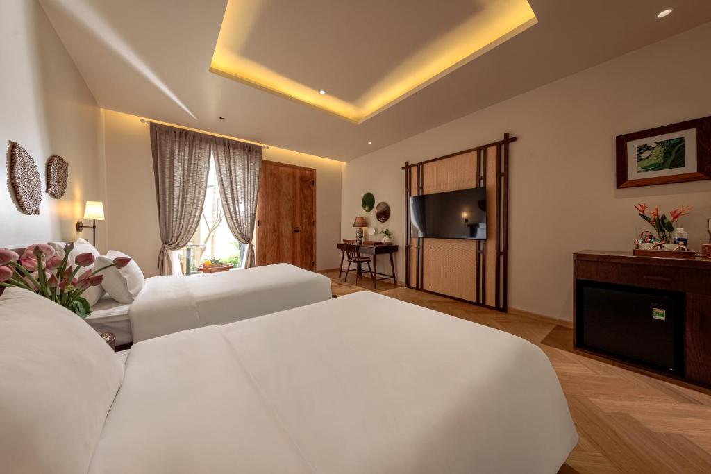 Phòng 2 Giường Đơn Có Bồn Tắm