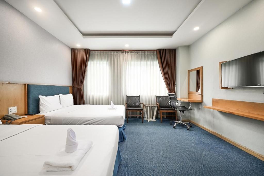 Phòng 2 Giường Đơn Có Tầm Nhìn