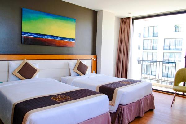 Phòng Studio 2 Giường đơn Nhìn ra Biển