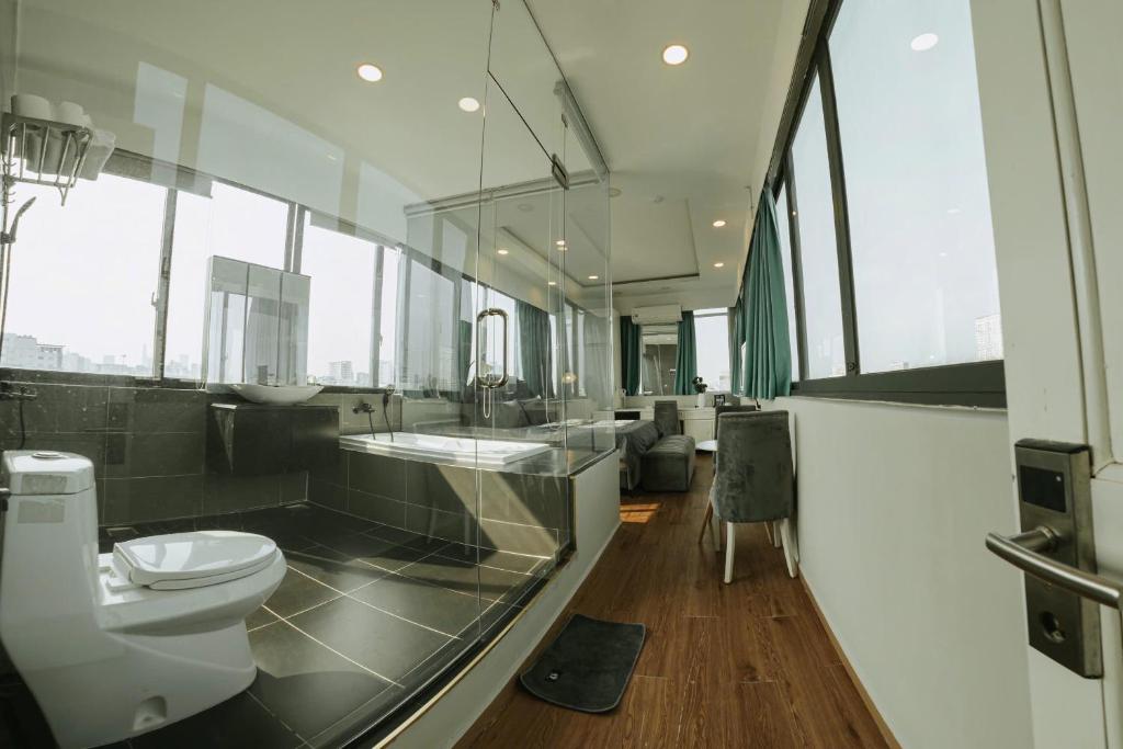 Phòng Deluxe Giường Đôi Có Bồn Tắm