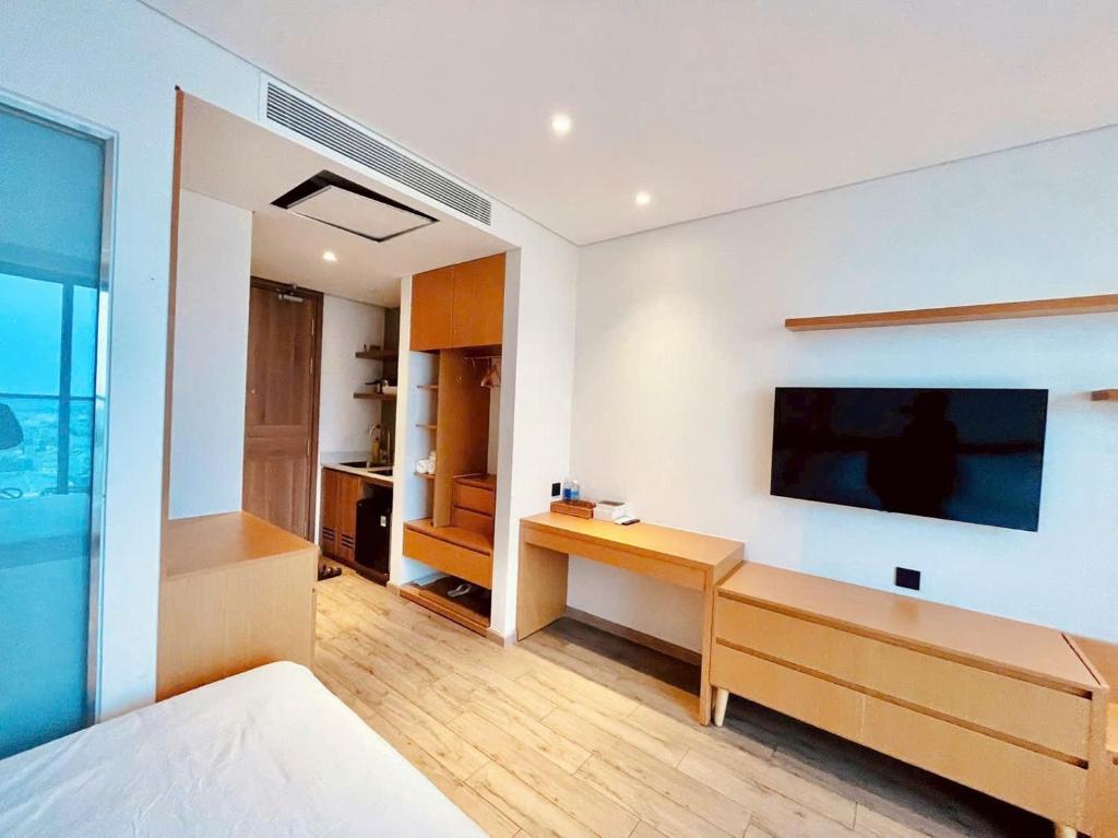Studio Có Giường Cỡ King Và Giường Sofa