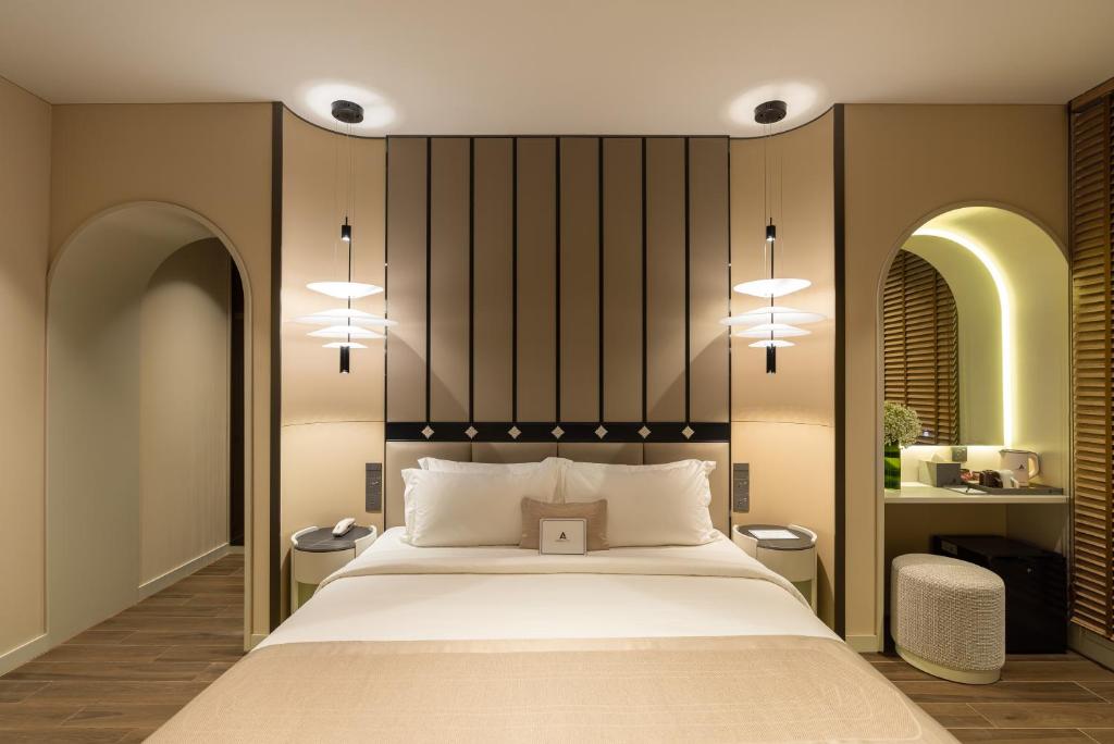 Phòng có giường cỡ King với Bồn tắm Spa