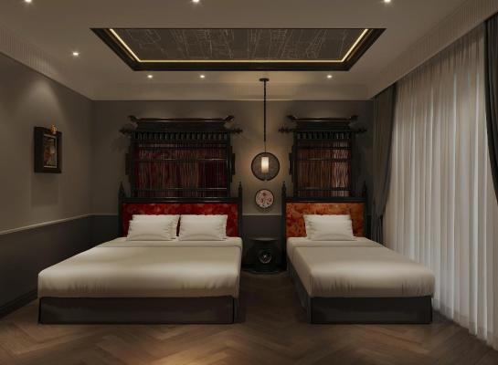 Phòng cho 3 người có Ban Công