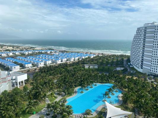 Phòng Deluxe Giường Đôi Với Ban Công và Tầm Nhìn Ra Biển