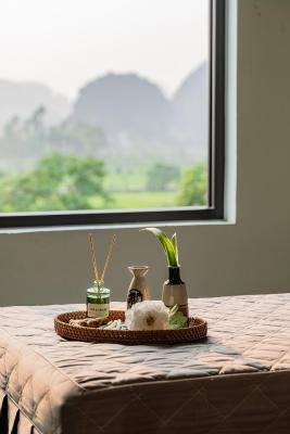 Phòng 2 Giường Đơn Nhìn Ra Khu Vườn