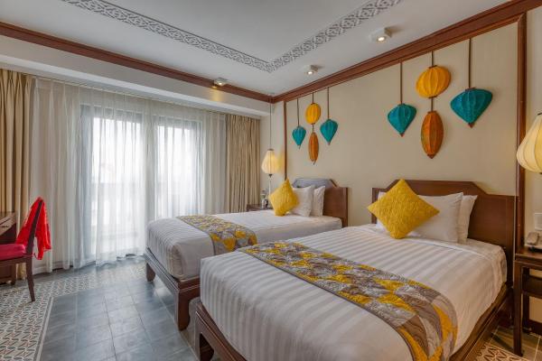 Premium Double/Twin Room, Balcony with Quiet Đường phố View