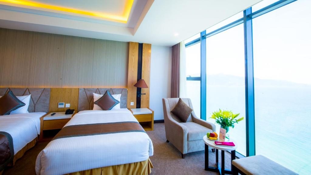 Phòng Deluxe 2 Giường Đơn Nhìn Ra Biển