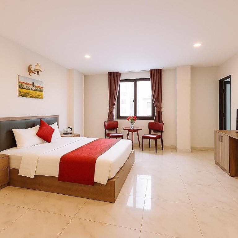 Phòng Deluxe Giường Đôi Có Vòi Sen