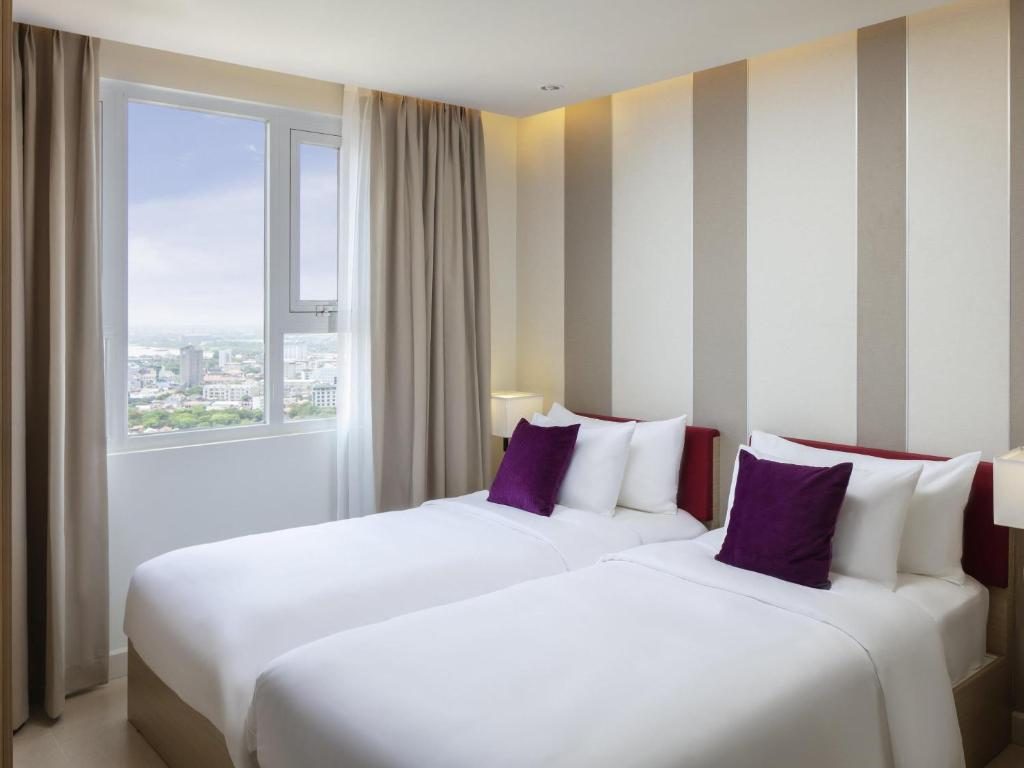 Căn hộ Studio có 2 Giường Đơn