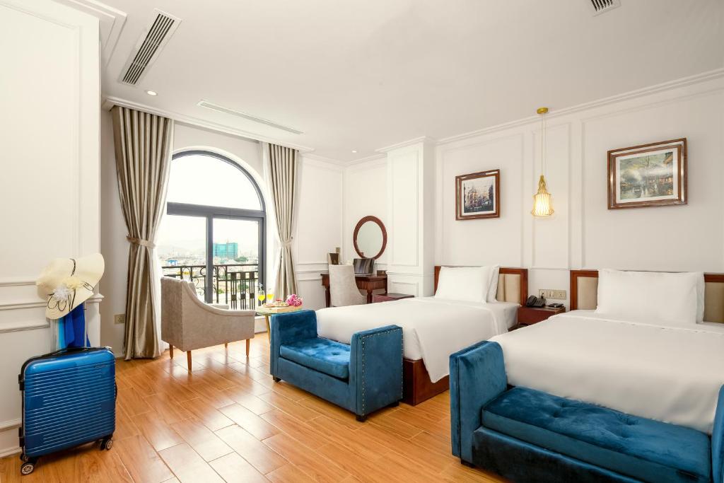 Phòng Deluxe 2 Giường đơn với Bồn tắm