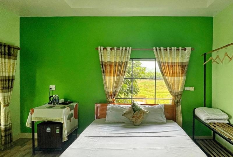 Phòng Deluxe Giường Đôi Có Vòi Sen