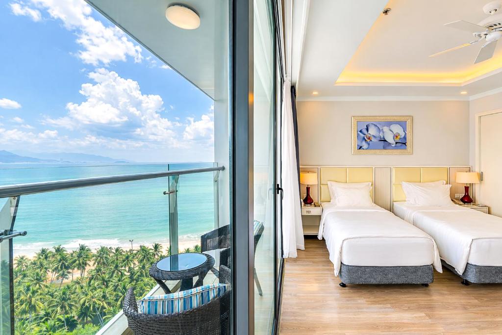 Twin Studio Ocean View – Free Jjimjilbang tickets