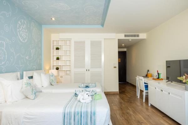 Phòng Azul có Giường Đôi/ 2 Giường Đơn Nhìn ra Khu vườn
