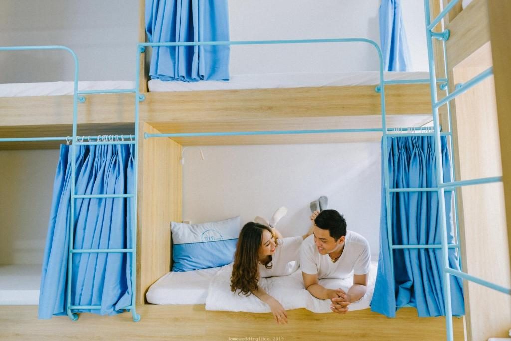 Giường Trong Phòng Nghỉ Tập Thể 8 Giường Cho Cả Nam Và Nữ