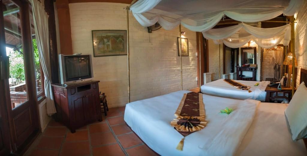 Phòng Deluxe Giường Đôi/2 Giường Đơn Nhìn Ra Vườn