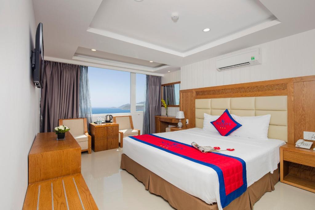 Phòng Deluxe Giường Đôi Nhìn Ra Biển