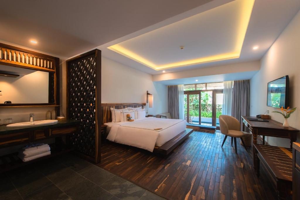 Phòng Có Giường Cỡ King Với Ban Công