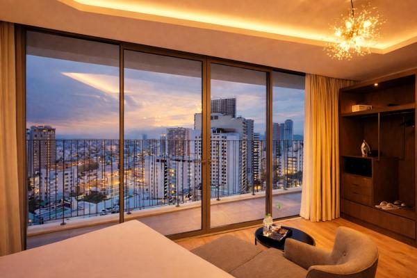 Studio Trên Tầng Cao Nhìn Ra Toàn Cảnh Thành Phố