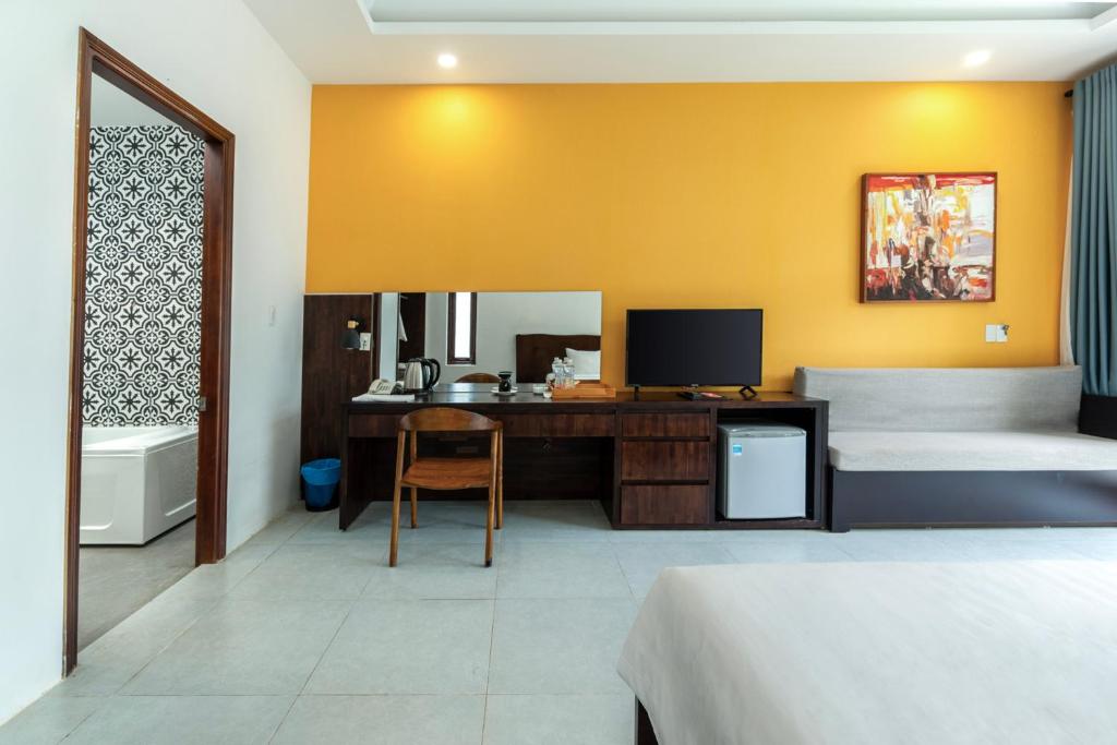 Phòng Có Giường Cỡ King Nhìn Ra Vườn
