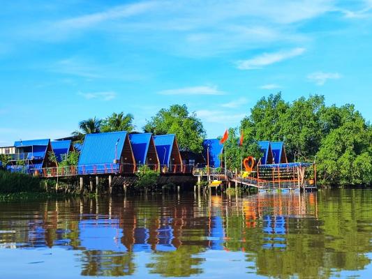 Cồn Phụng Retreats Mekong – Nature Island with Free Boat Shuttle & Fishing