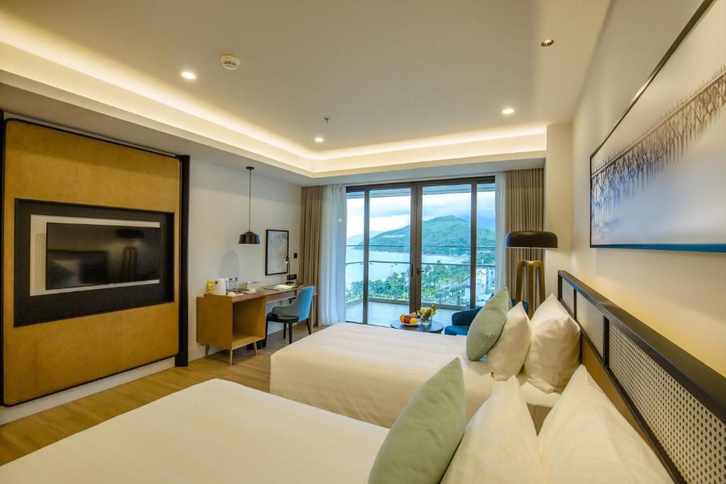 Phòng Deluxe 2 Giường Đơn Nhìn Ra Biển