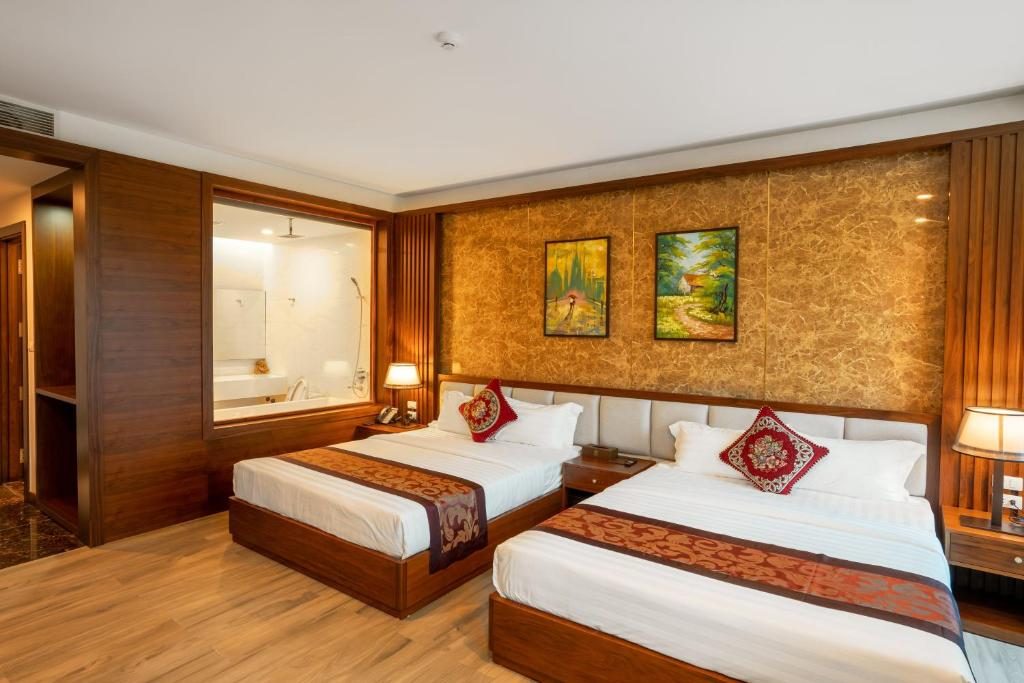 Phòng Deluxe Có 2 Giường Cỡ Queen